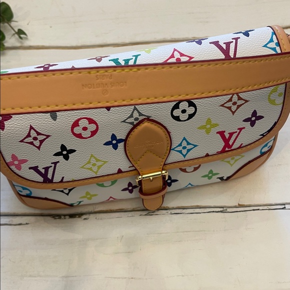 Multi-Color Monogram Shoulder Bag - Picture 4 of 4
